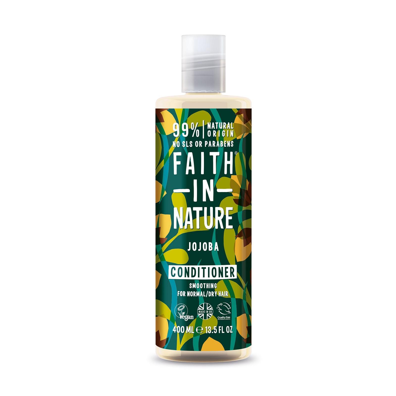 Zobrazit detail výrobku Faith in Nature Uhlazující přírodní kondicionér s jojobovým olejem pro normální a suché vlasy (Smoothing Conditioner) 400 ml