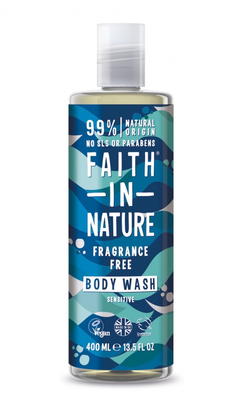 Značka Faith in Nature - Faith in Nature Prírodné hypoalergénne sprchový gél bez parfumácie ( Body Wash) 400 ml