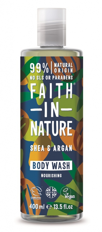 Zobrazit detail výrobku Faith in Nature Sprchový gel Argan a bambucké máslo (Nourishing Body Wash) 400 ml