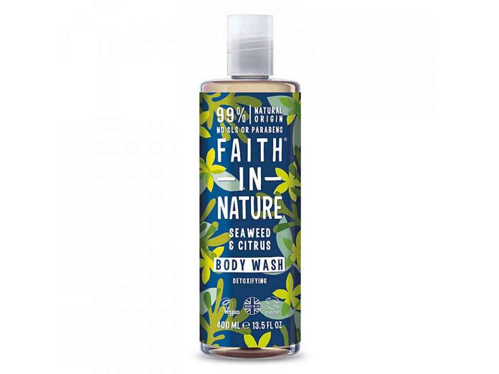 Zobrazit detail výrobku Faith in Nature Detoxikační přírodní sprchový gel Mořská řasa a citrus (Body Wash) 400 ml