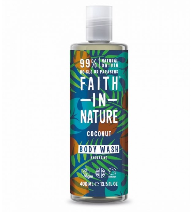 Faith in Nature Hydratační přírodní sprchový gel Kokos (Body Wash) 100 ml
