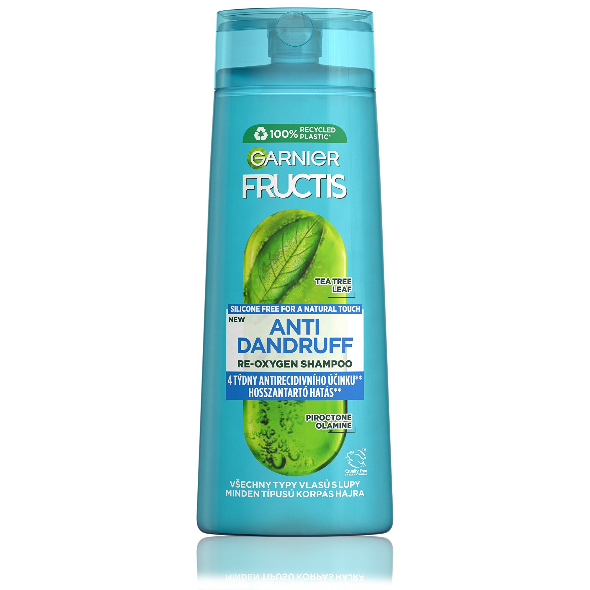 Garnier Očišťující šampon pro všechny typy vlasů s lupy Fructis Antidandruff (Re-Oxygen Shampoo) 250 ml