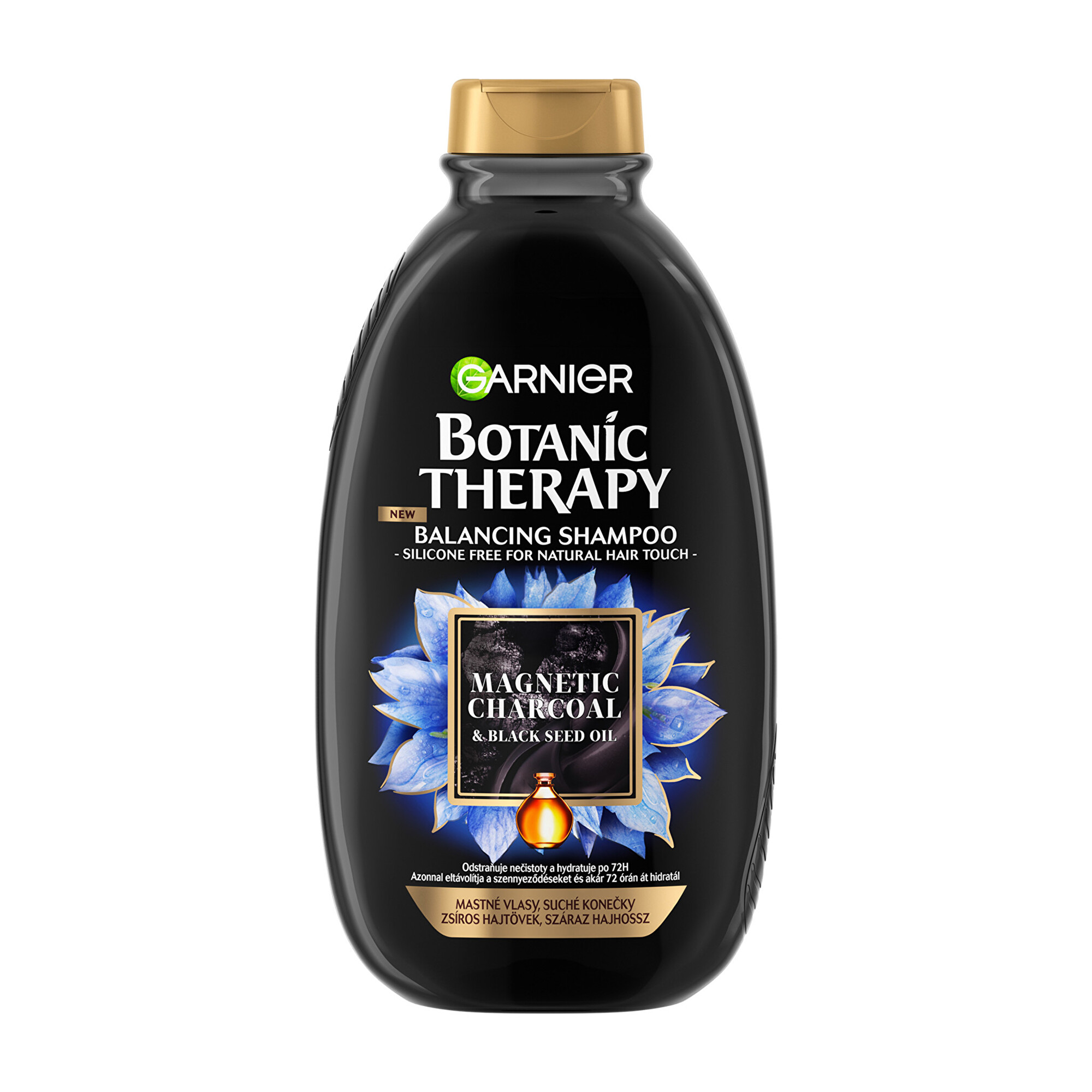 Garnier Șampon purificator Botanic Therapy Magnetic Charcoal (Balancing Shampoo) 400 ml