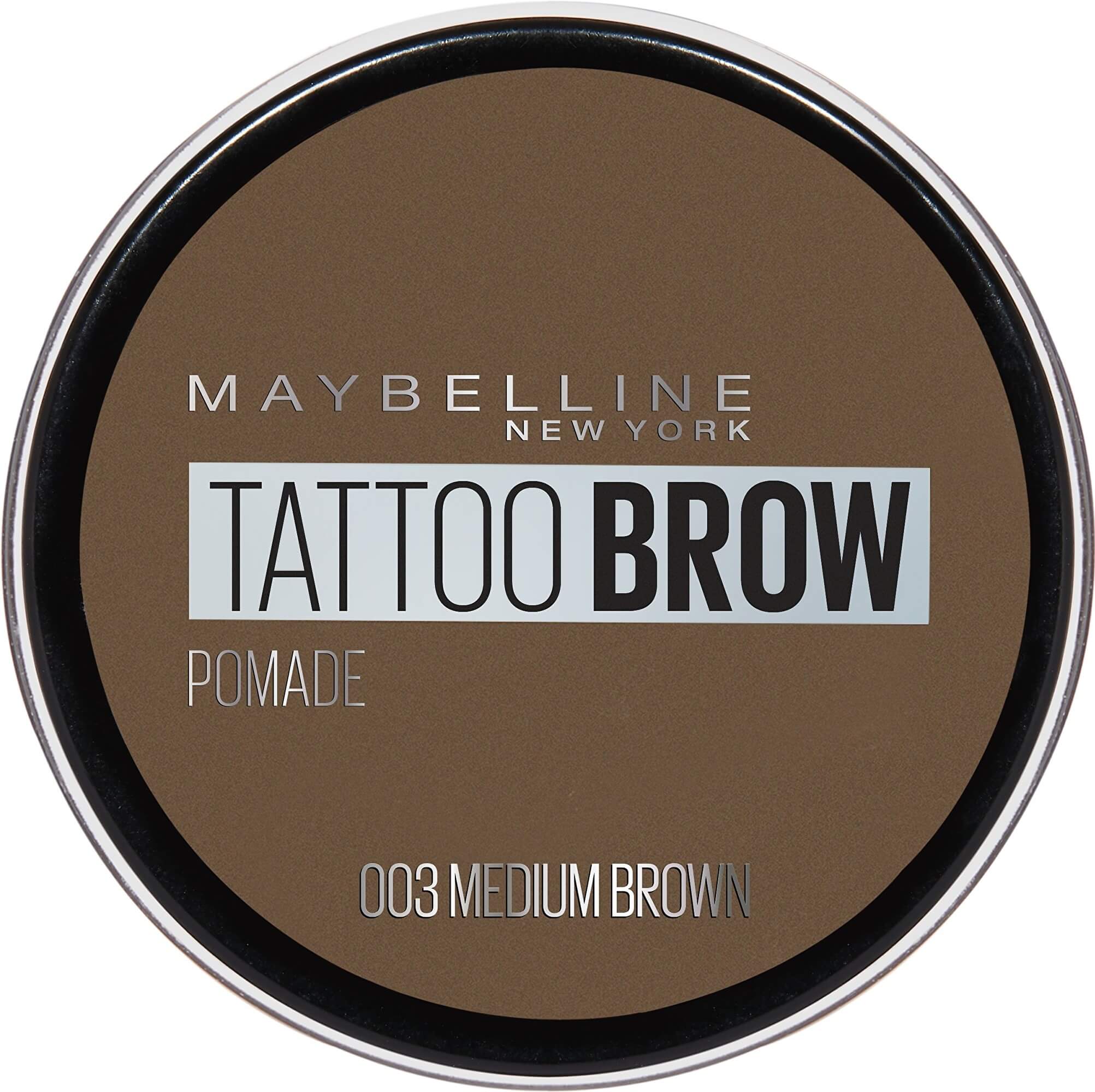 Maybelline Gélová pomáda na obočie Tattoo Brow (Pomade) 4 g 004 Ash Brown
