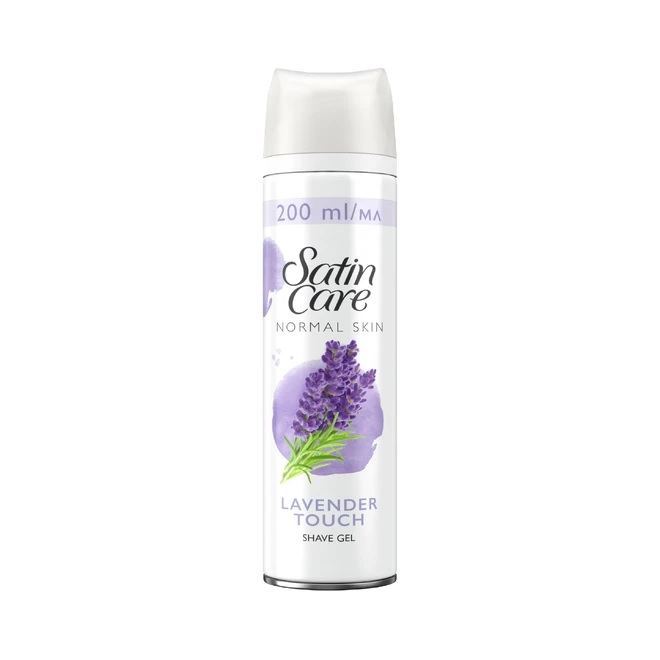Levně Gillette Gel na holení Satin Care Lavender Touch (Shave Gel) 200 ml
