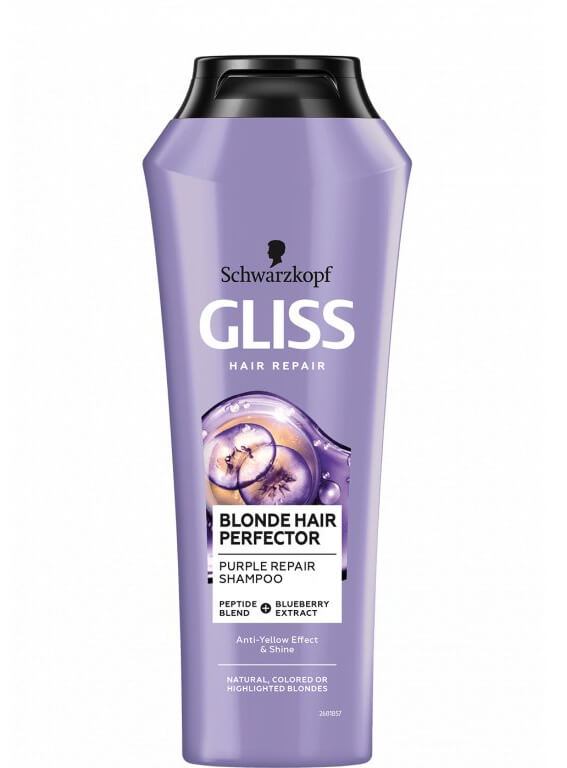 Gliss Kur Regenerační šampon pro blond vlasy Blonde Hair Perfector (Purple Repair Shampoo) 250 ml