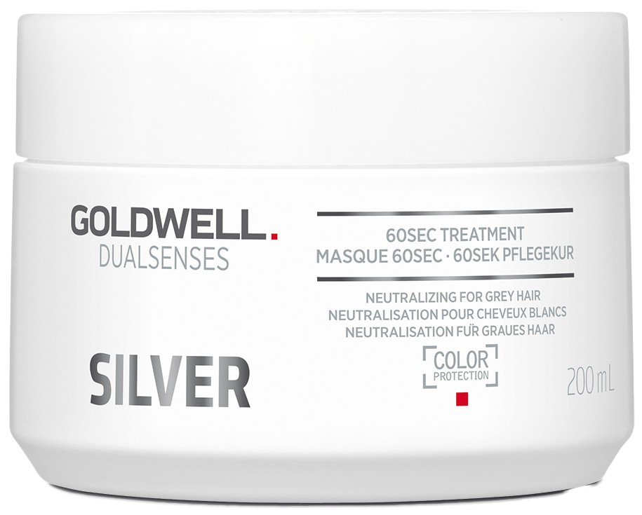 Levně Goldwell Maska pro blond a šedivé vlasy Silver (60sec Treatment) 200 ml
