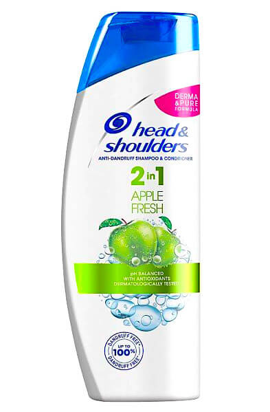 Head and Shoulders Šampon a kondicionér proti lupům 2 v 1 Apple Fresh (Anti-Dandruff Shampoo & Conditioner) 360 ml