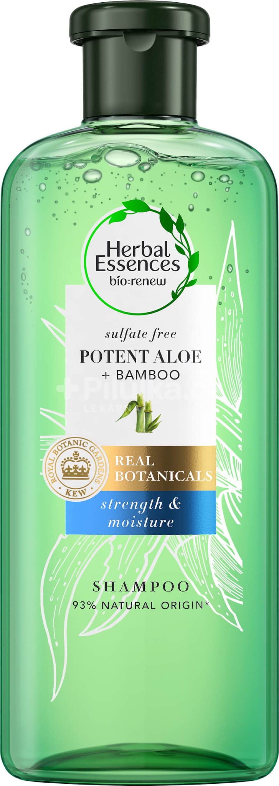 Herbal Essence Hydratační šampon Potent Aloe + Bamboo (Strength & Moisture Shampoo) 380 ml
