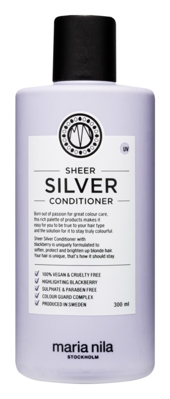 Maria Nila Hydratační kondicionér neutralizující žluté tóny vlasů Sheer Silver (Conditioner) 100 ml
