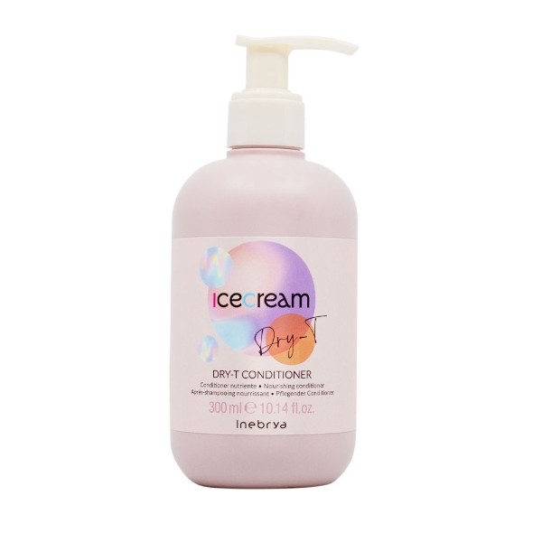 Inebrya Hydratační kondicionér pro suché a krepaté vlasy Ice Cream Dry-T (Conditioner) 1000 ml