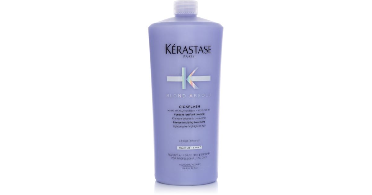 Levně Kérastase Intenzivní hloubková péče pro zesvětlené nebo melírované vlasy Blond Absolu Cicaflash (Intense Fortifying Treatment) 1000 ml