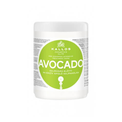 Intenzivní před šamponová maska pro hydrataci vlasů Avocado (Pre Shampoo Mask)