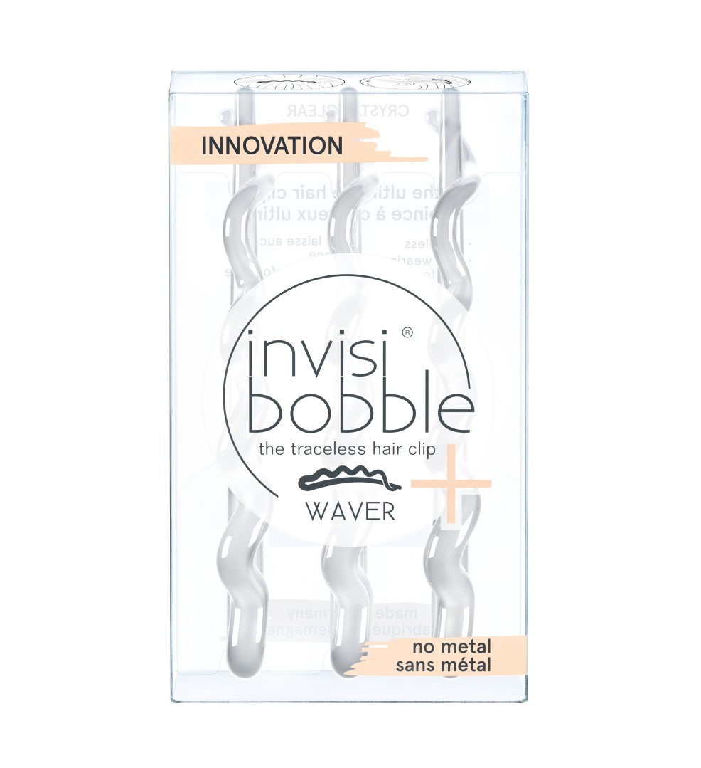 Bekleidung & Accessoires - invisibobble Waver Plus Haarspangen Typ Crystal Clear
