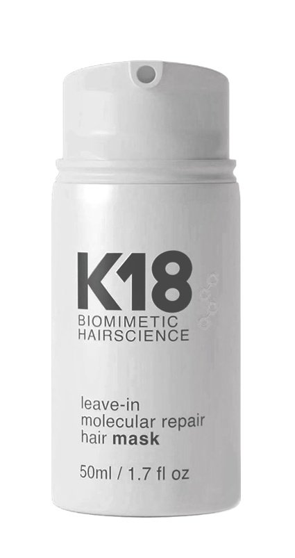 Levně K18 Bezoplachová regenerační maska na vlasy Biomimetic Hairscience (Leave-In Molecular Repair Hair Mask) 50 ml
