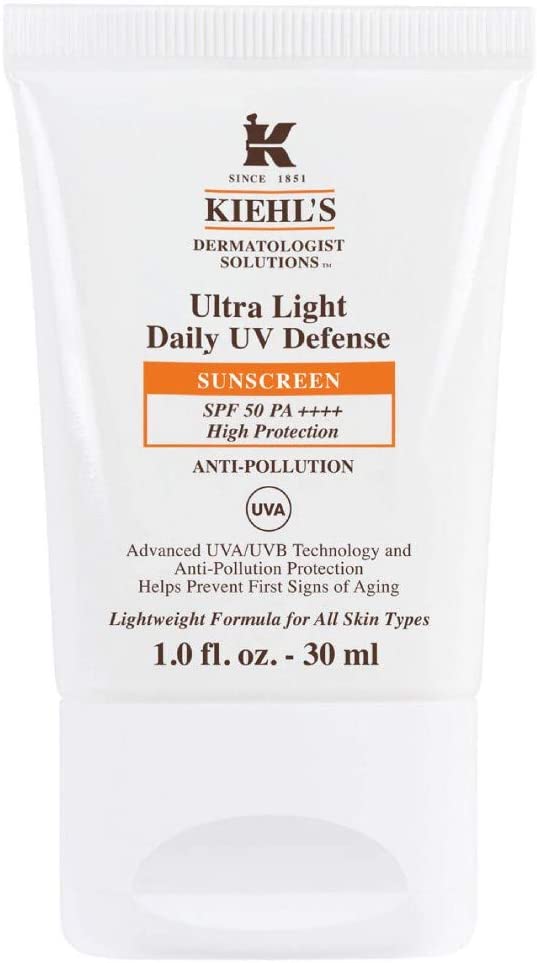 Levně Kiehl´s Lehký ochranný pleťový krém SPF 50 Ultra Light (Daily UV Defense) 30 ml