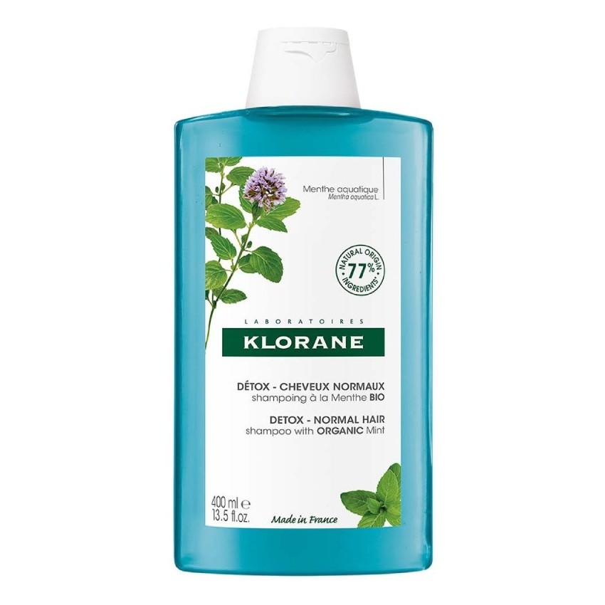 Klorane Detoxikační šampon pro normální vlasy Menthe (Detox Shampoo) 400 ml