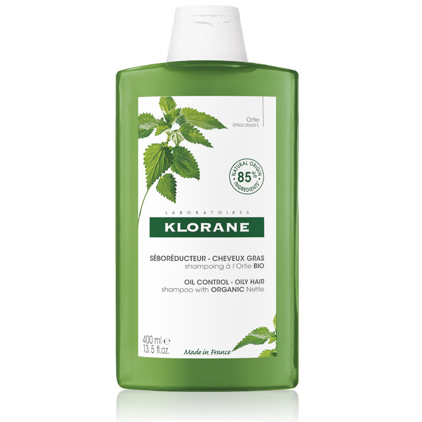 Klorane Šampón pre mastné vlasy Žihľava (Oil Control Shampoo) 400 ml + 2 mesiace na vrátenie tovaru