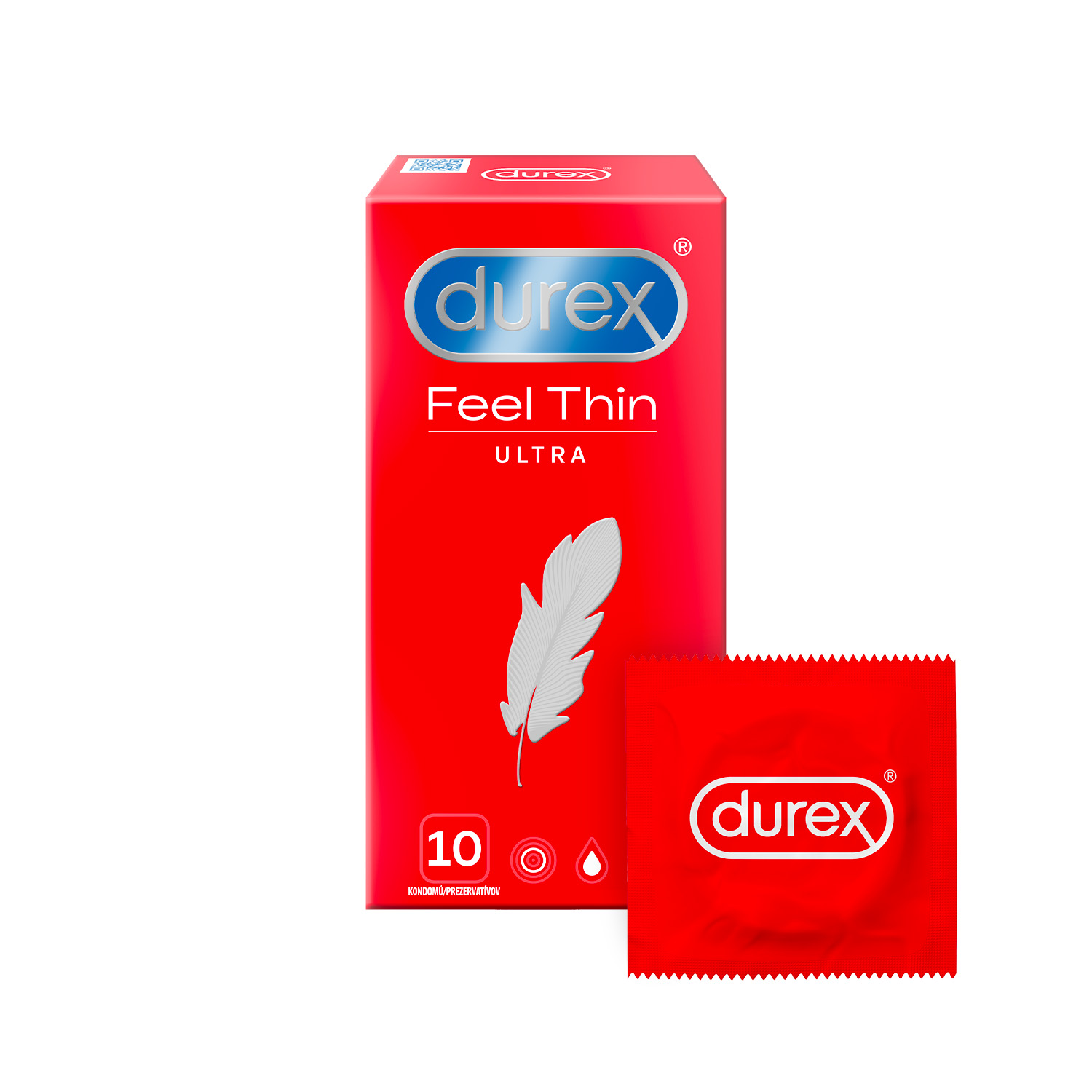 Durex Kondomy Feel Ultra Thin 10 ks