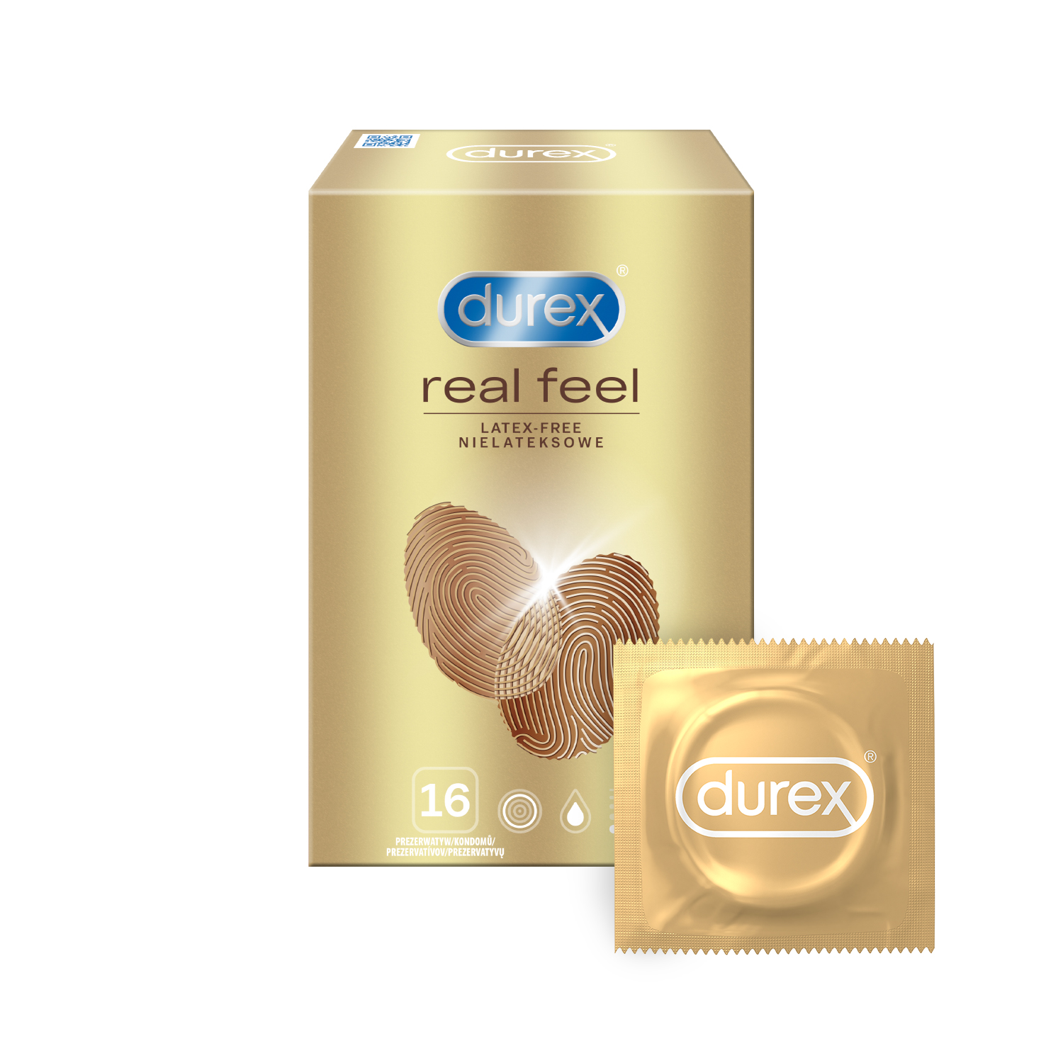 Značka DUREX - Durex Kondomy Real Feel 3 ks