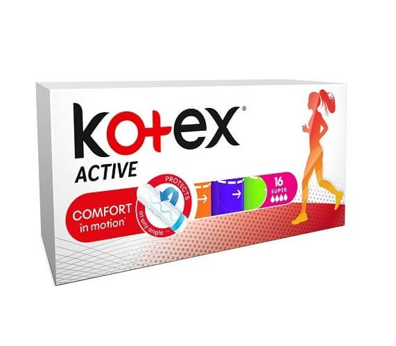 Kotex Tampony Active Super (Tampons) 16 ks