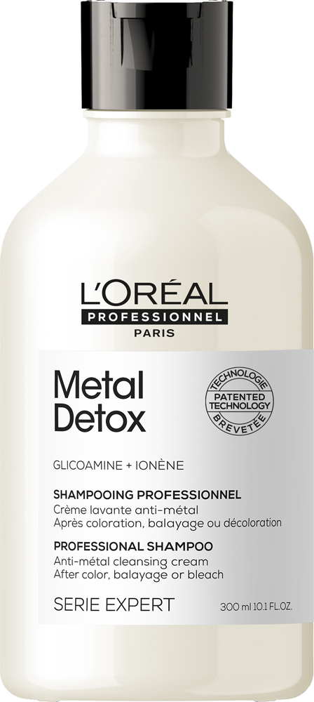 L´Oréal Professionnel Šampon pro barvené a poškozené vlasy, pro lesk vlasů, déletrvající barvu, bohatá textura Serie Expert Metal Detox (Professional 
