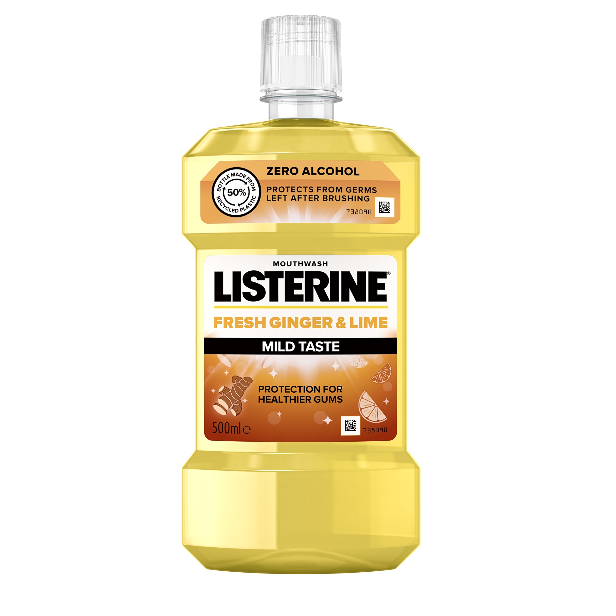 Listerine Ústní voda Fresh Ginger & Lime Mild Taste 500 ml