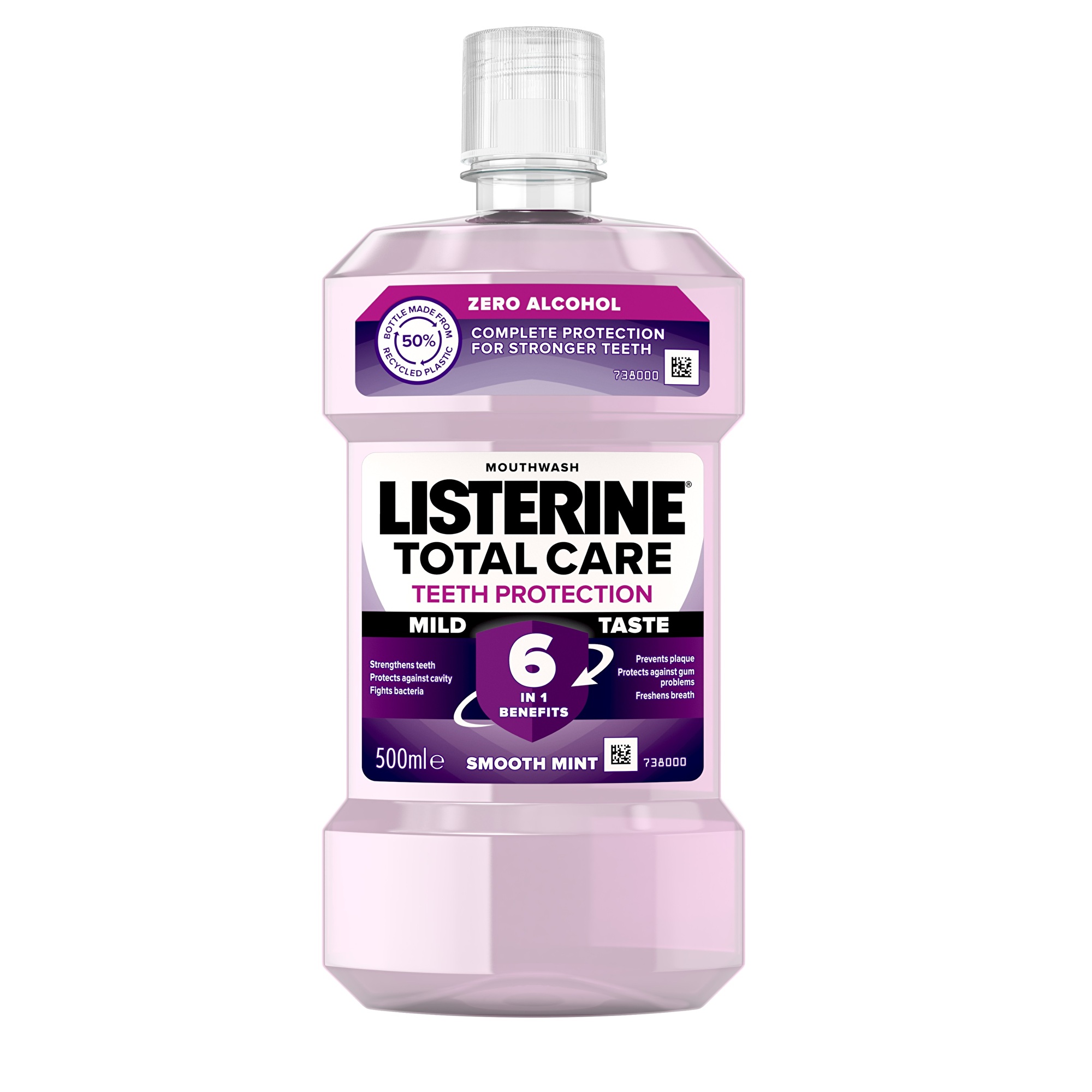 Zobrazit detail výrobku Listerine Ústní voda kompletní péče bez alkoholu Total Care Teeth Protection Mild Taste 500 ml