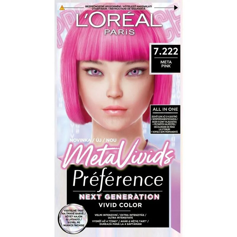 L´Oréal Paris Barva na vlasy Preférence Meta Vivids Meta Pink