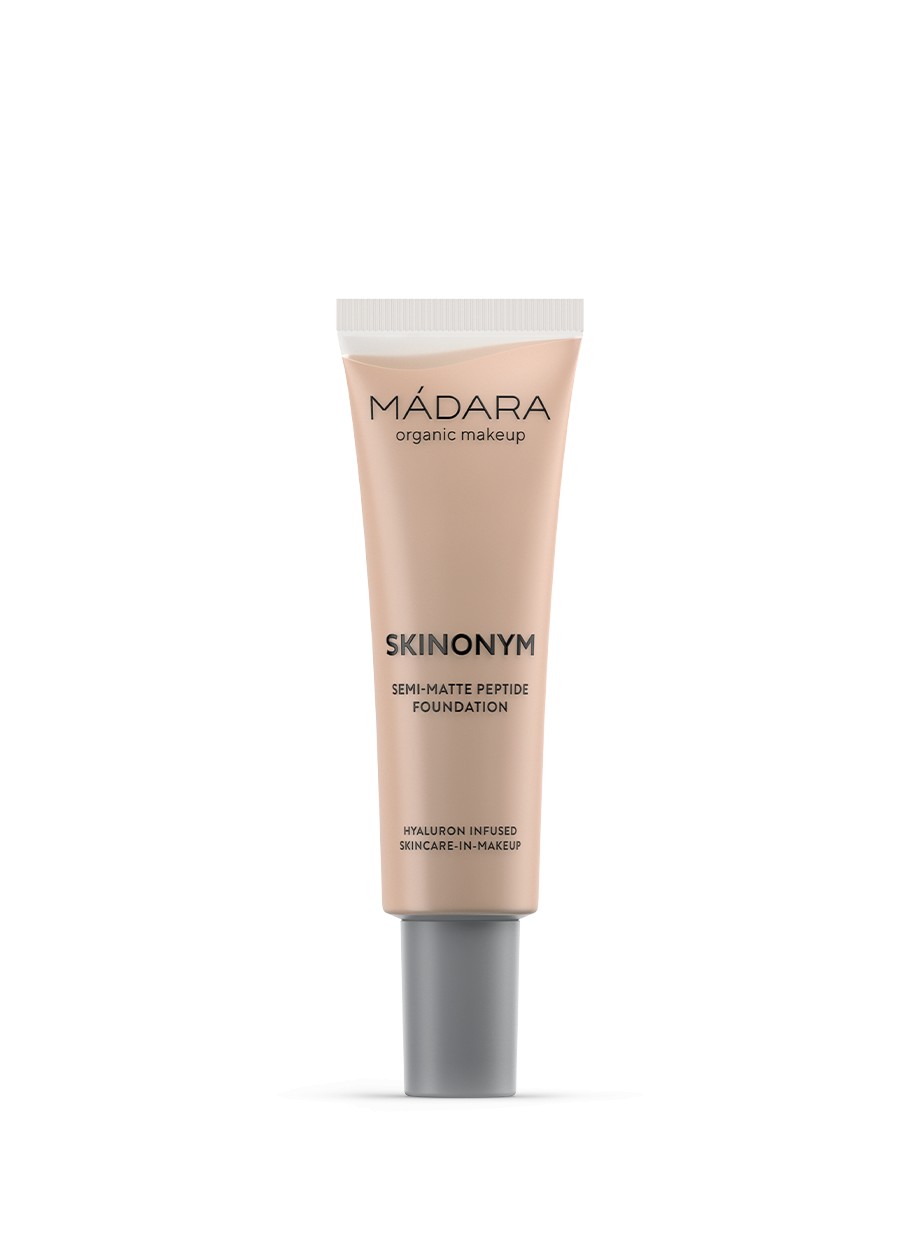 MÁDARA Polomatný make-up s peptidy Skinonym (Semi-Matte Peptide Foundation) 30 ml Sand