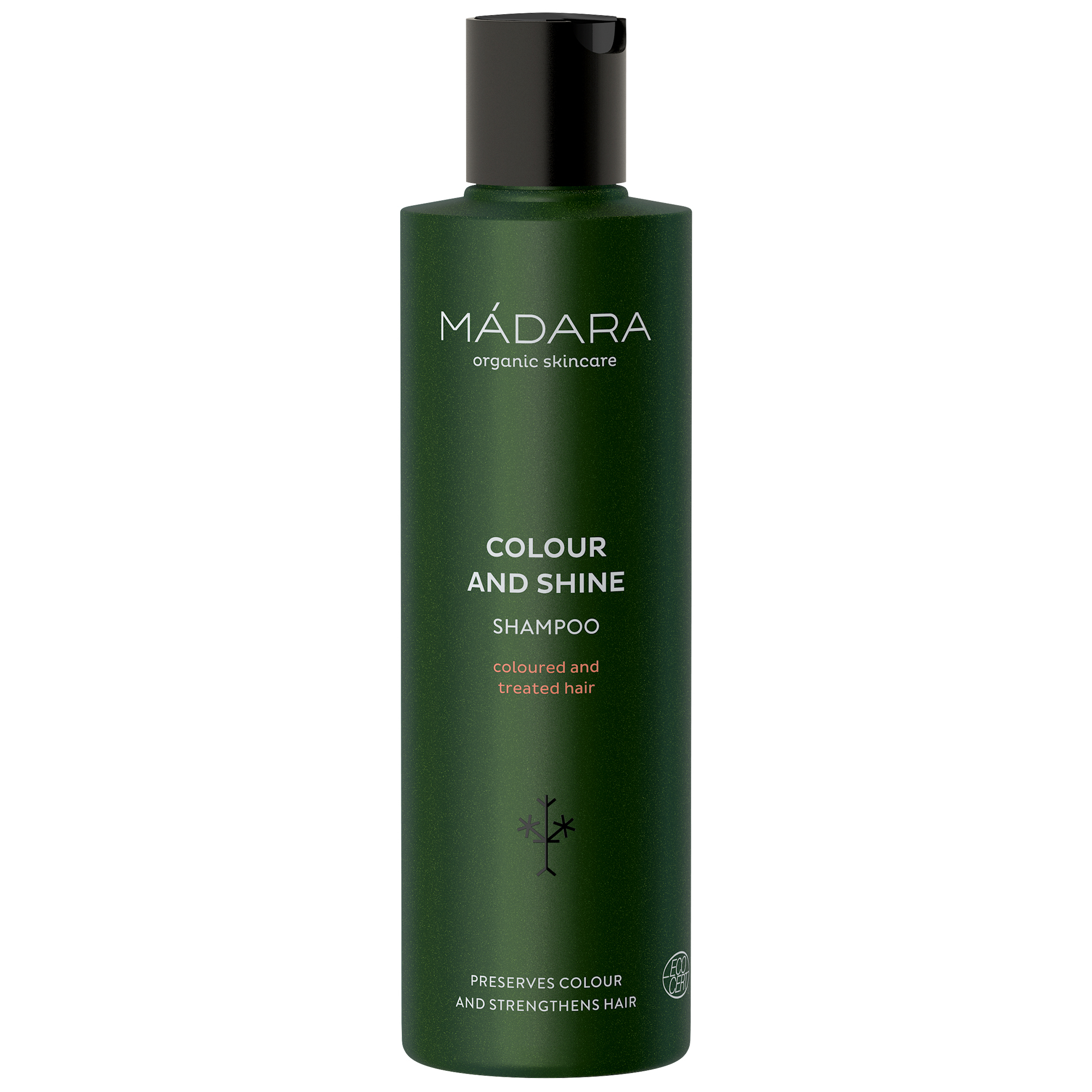 Mádara Colour and Shine rozjasňujúci a posilňujúci šampón pre farbené vlasy 250 ml