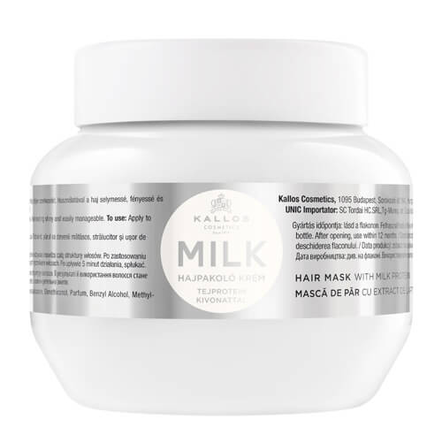 Kallos Maska s mléčnými proteiny pro suché a poškozené vlasy Milk (Hair Mask With Milk Protein) 1000 ml