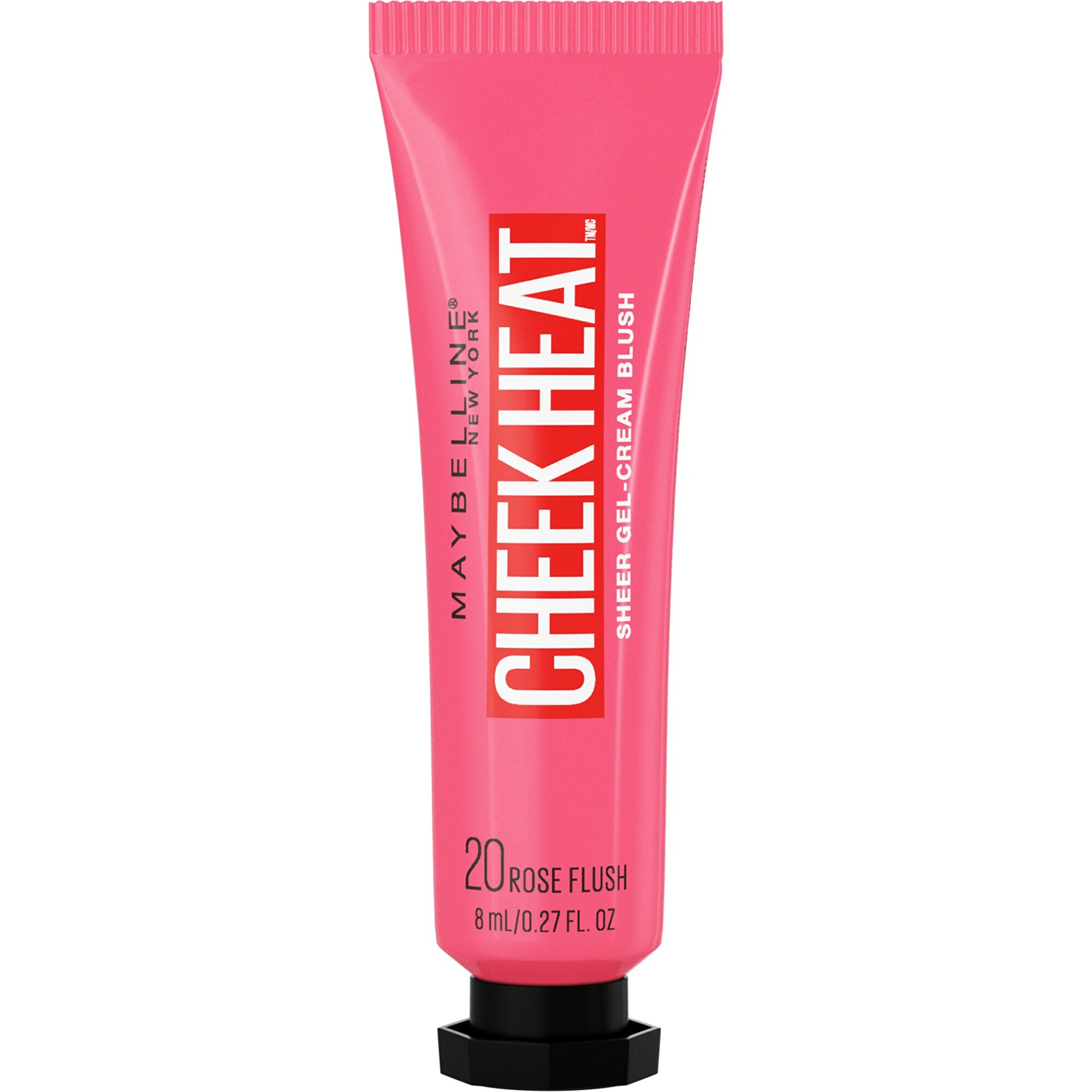 Levně Maybelline Gelově-krémová tvářenka Cheek Heat (Sheer Gel-Cream Blush) 8 ml 25 Fuchsia Spark