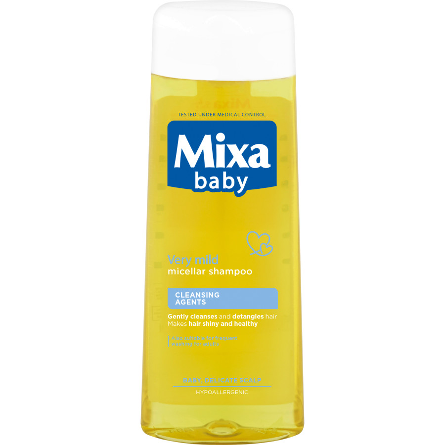 Levně Mixa Velmi jemný micelární šampon Baby (Very Mild Micellar Shampoo) 300 ml