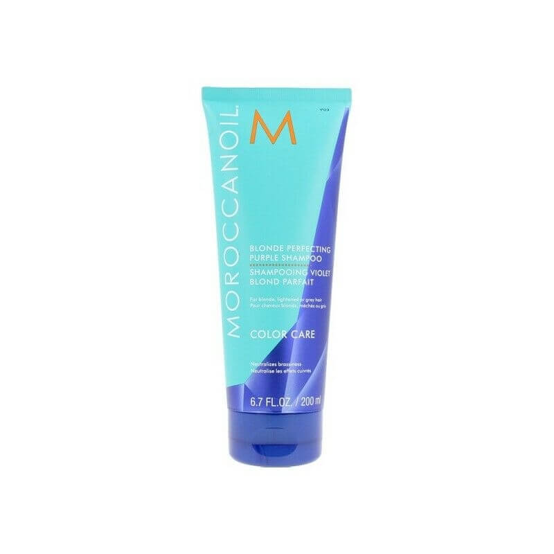 Moroccanoil Šampon neutralizující žluté tóny vlasů (Blonde Perfecting Purple Shampoo) 70 ml