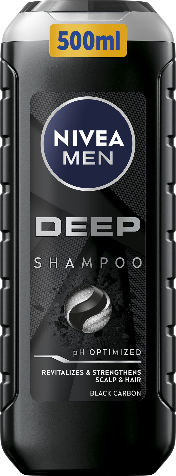 Nivea Revitalizačný šampón pre mastné vlasy a vlasovú pokožku Men (Deep Shampoo) 500 ml