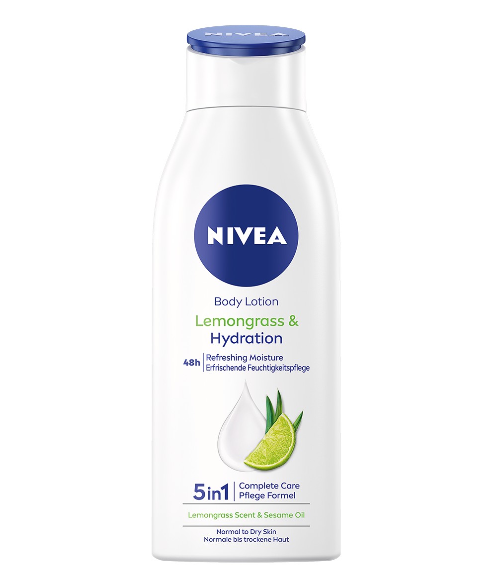 Nivea Tělové mléko Lemongrass & Hydration (Body Lotion) 400 ml