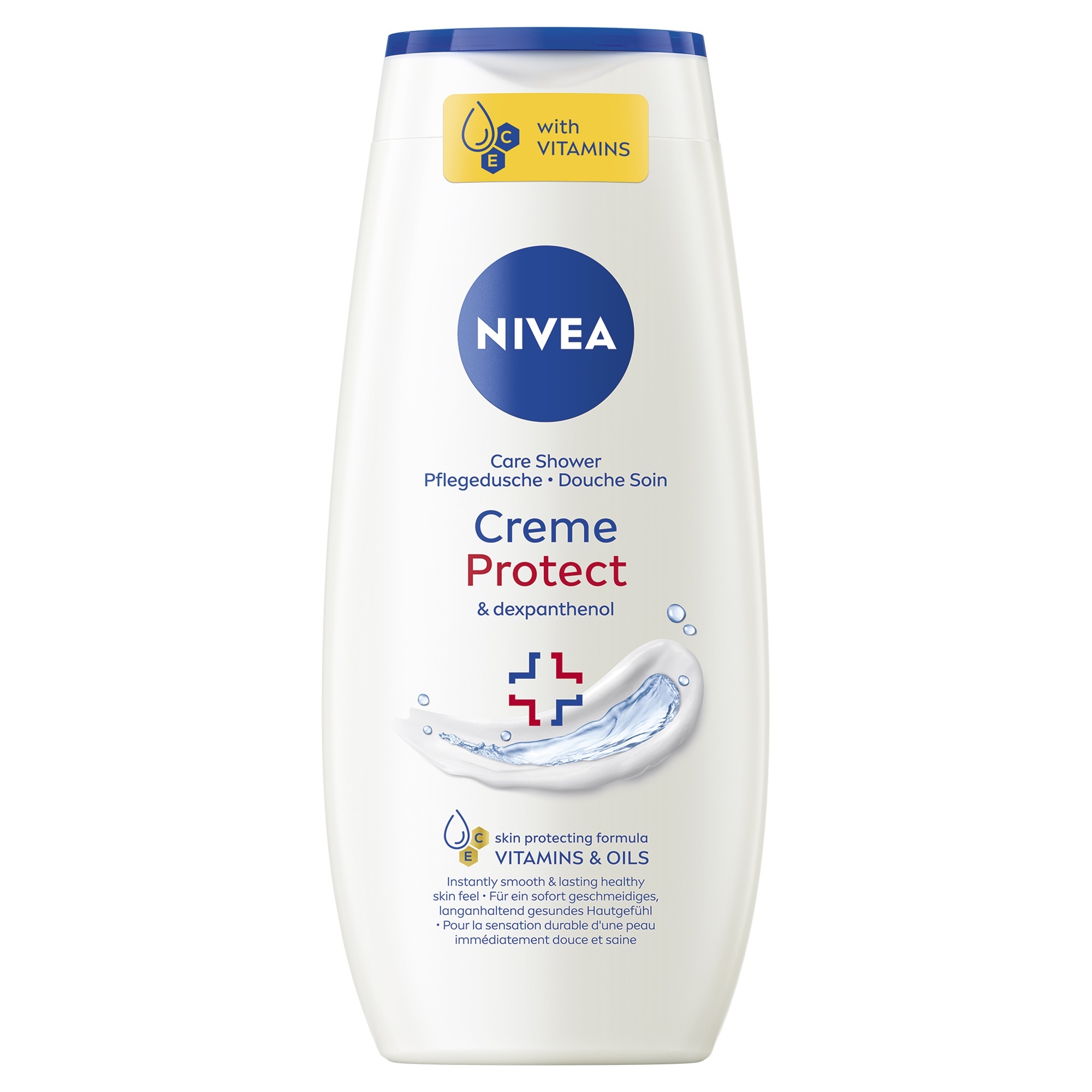 Nivea Gel de duș Creme Protect (Care Shower) 250 ml