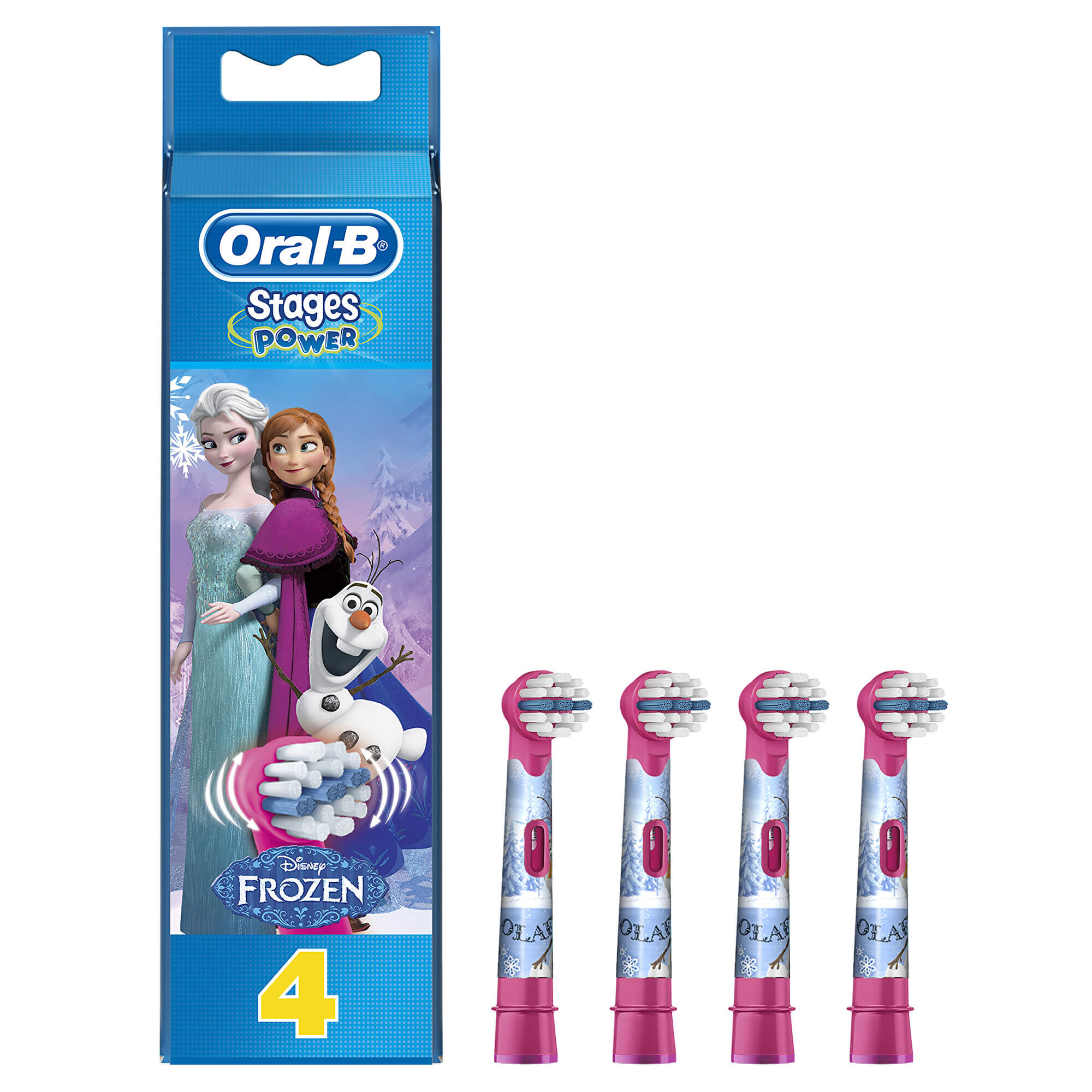 Oral B Náhradné kefkové hlavice Kids Frozen EB 10 4 ks