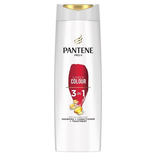 Pantene Šampon pro barvené vlasy 3 v 1 Lively Colour (Shampoo) 360 ml