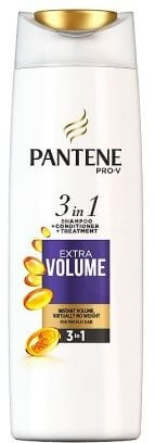 Pantene Šampon pro objem jemných a zplihlých vlasů 3 v 1 Extra Volume (Shampoo) 360 ml