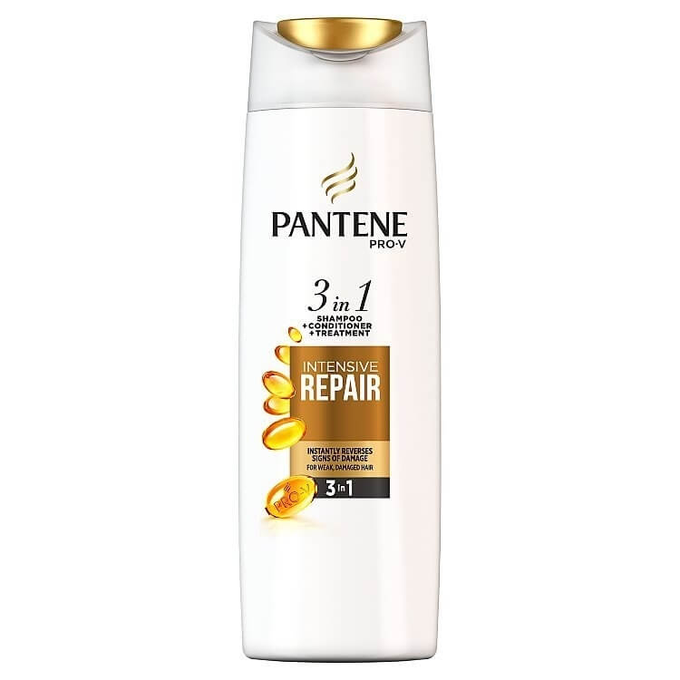 Pantene Šampon pro poškozené vlasy 3 v 1 (Intensive Repair Shampoo + Conditioner + Treatment) 360 ml