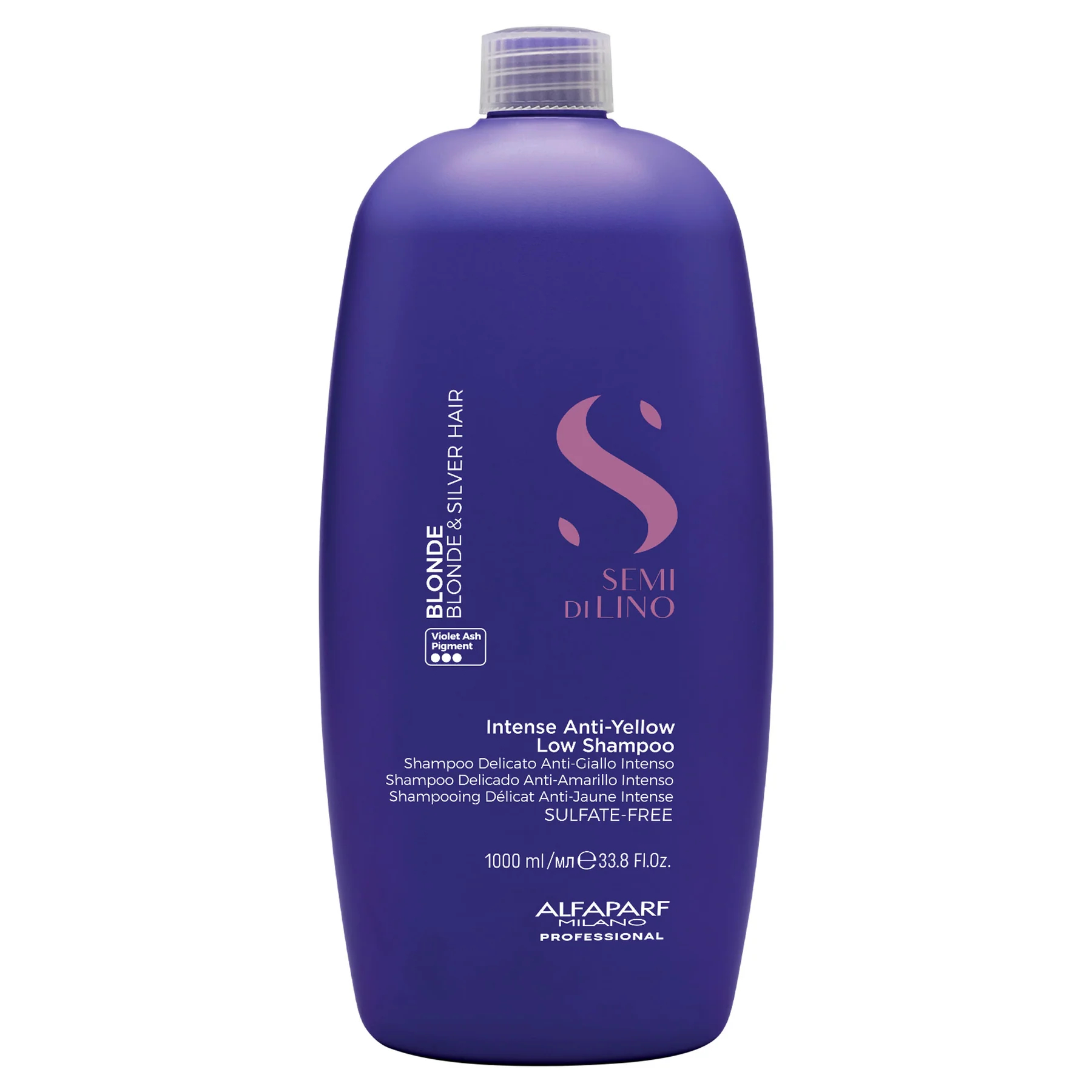 Alfaparf Milano Šampón neutralizujúci žlté tóny Semi Di Lino Blonde (Anti-Yellow Low Shampoo) 1000 ml