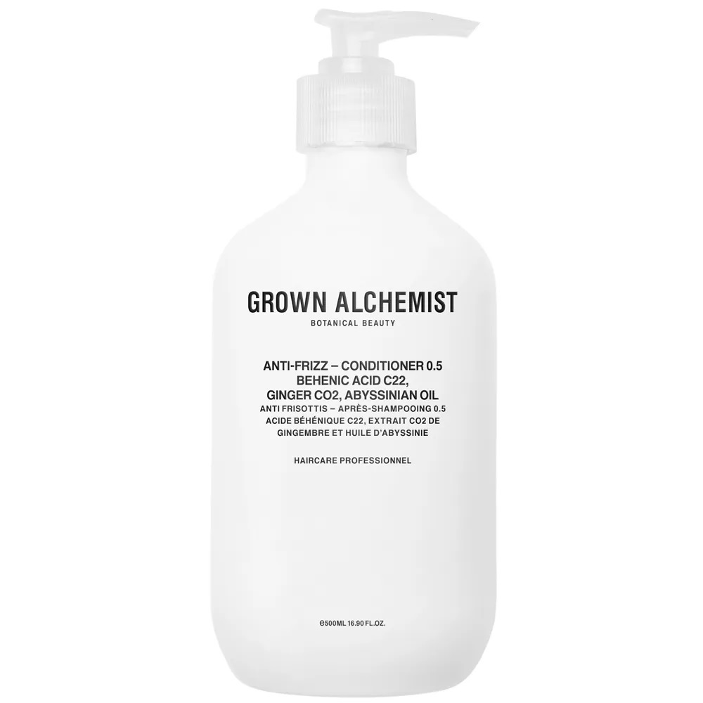 Grown Alchemist Kondicionér pro krepaté a nepoddajné vlasy Behenic Acid C22, Ginger CO2, Abyssinian Oil (Anti-Frizz Conditioner) 500 ml