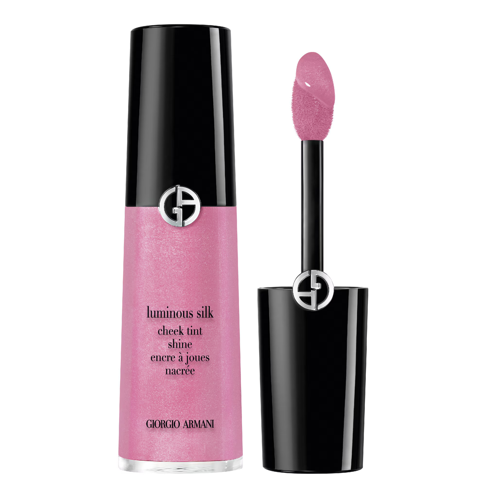 Giorgio Armani Rozjasňujúca tvárenka Luminous Silk Cheek Tint Shine 12 ml 53S Cosmic Pink