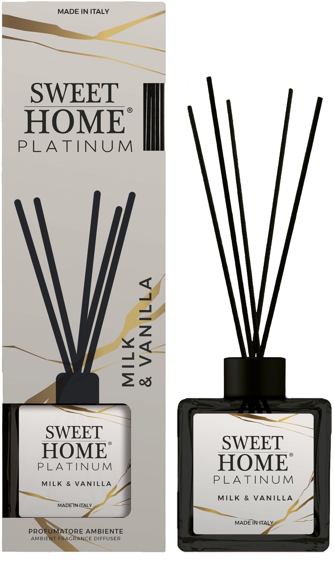 Sweet Home Collection Aroma difuzér Mlieko & Vanilka 100 ml