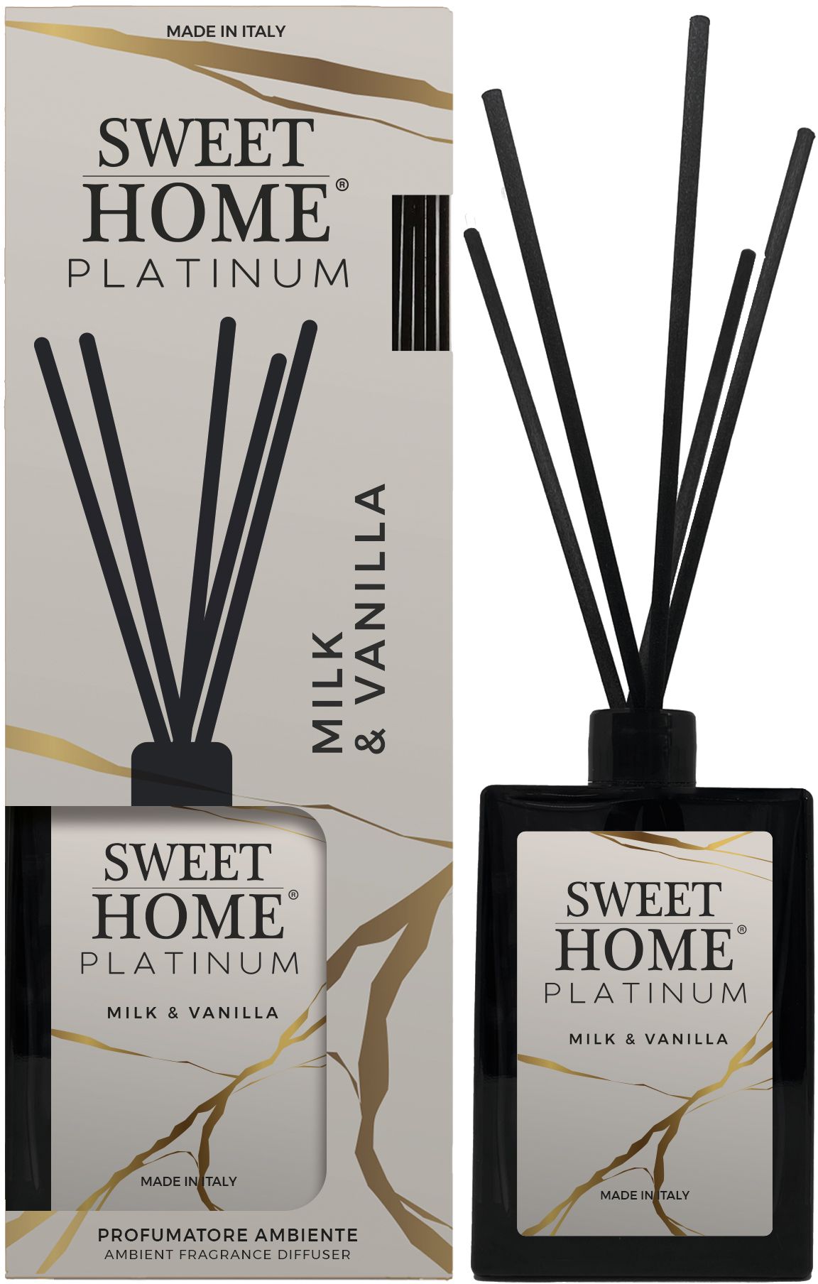Sweet Home Collection Aroma difuzér Mlieko & Vanilka 500 ml