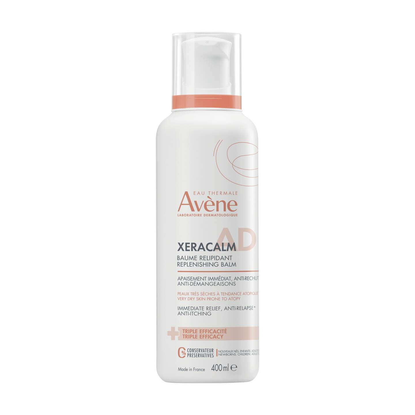 Avène Relipidačný balzam XeraCalm AD Replenishing Balm 400 ml