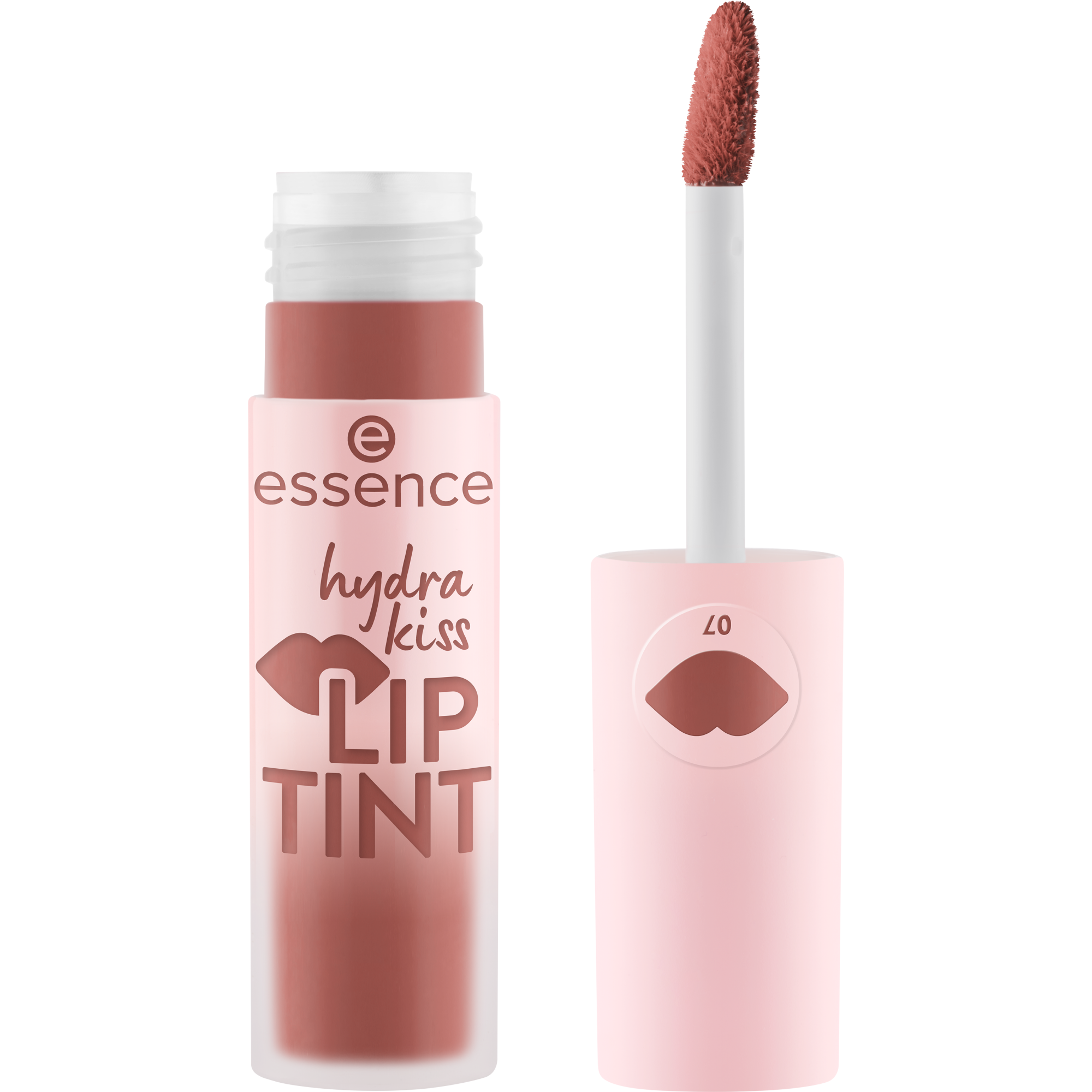 essence Barva na rty Hydra Kiss (Lip Tint) 4 ml 07 Hazelnut Haze