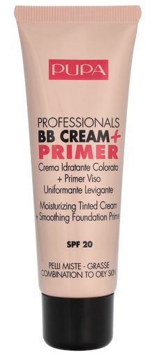 PUPA Milano BB krém a podkladová báza 2v1 BB krém+primér (Moisturizing Tinted Cream) 50 ml 001 Nude